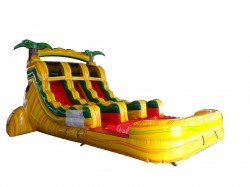 15ft Caribbean Splash Dual Lane Water Slide