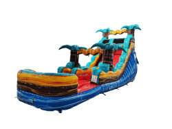 17ft20Tropic20Shock20Single20Lane20Water20Slide202 17484521 1 17ft Tropic Shock Slim Single Lane Water Slide