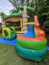 IMG 0351 1788563709 Tropical Bounce House with Wet/Dry Slide