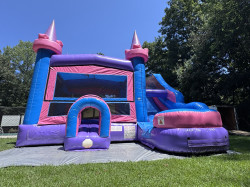 IMG 6949 1788562072 Pink Castle Bounce House with Wet/Dry Slide