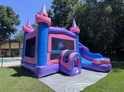 IMG 6950 1788562071 Pink Castle Bounce House with Wet/Dry Slide
